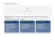 Tablet Screenshot of broadcastworkshop.com